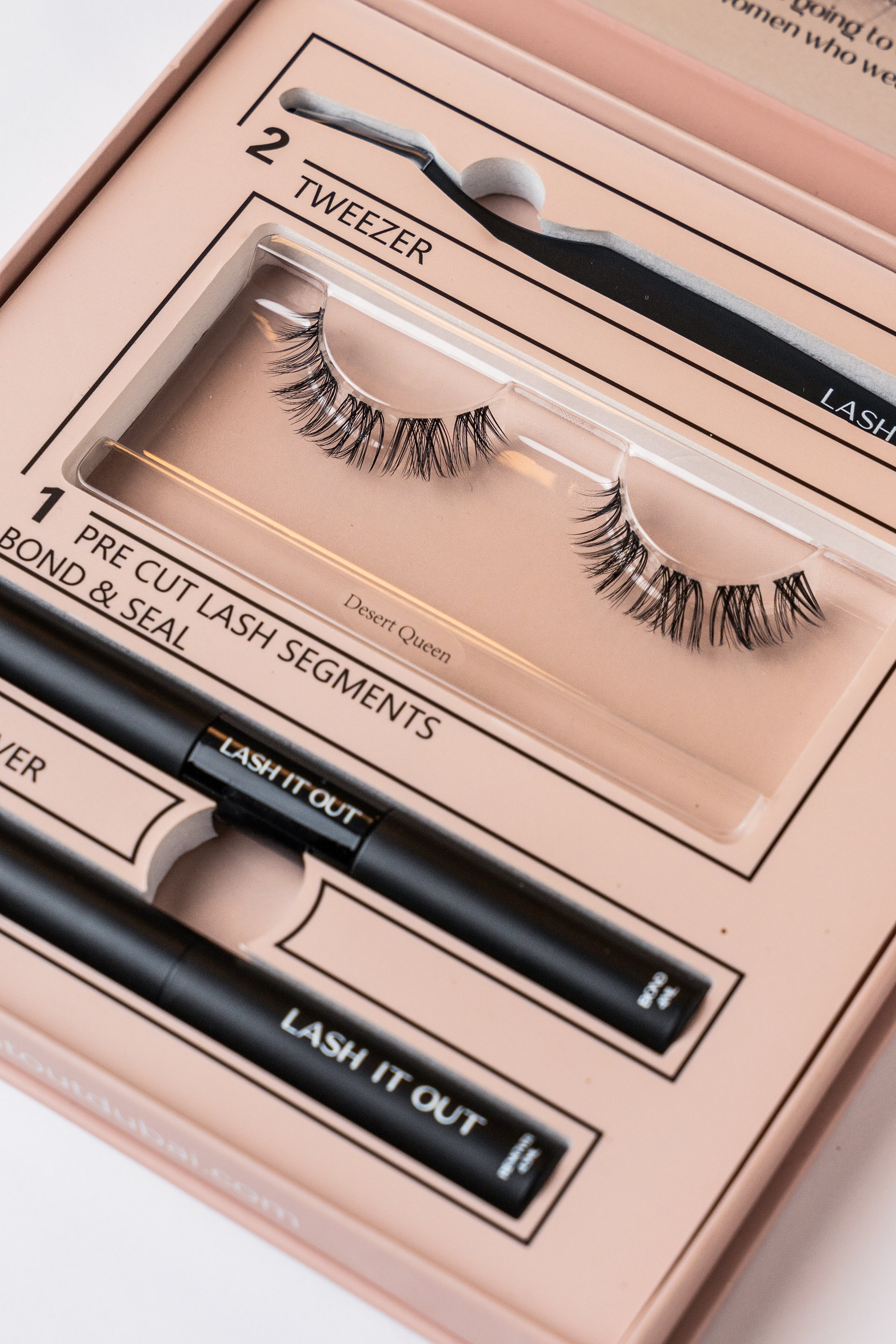 Lash It Out DESERT QUEEN Pre-Cut Segment Lashes